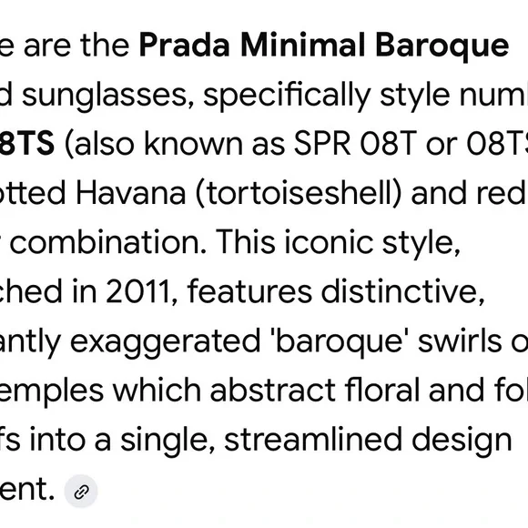 Prada Minimal Baroque Women's Tortoise and Red Swirl Sunglasses - Picture 14 of 15